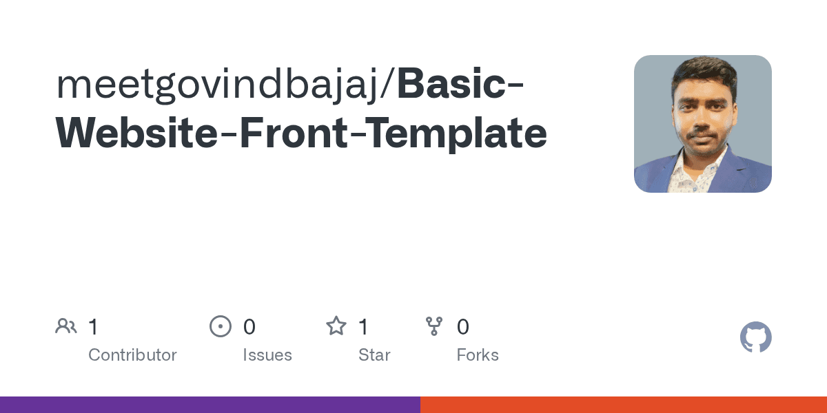 Website Front Template