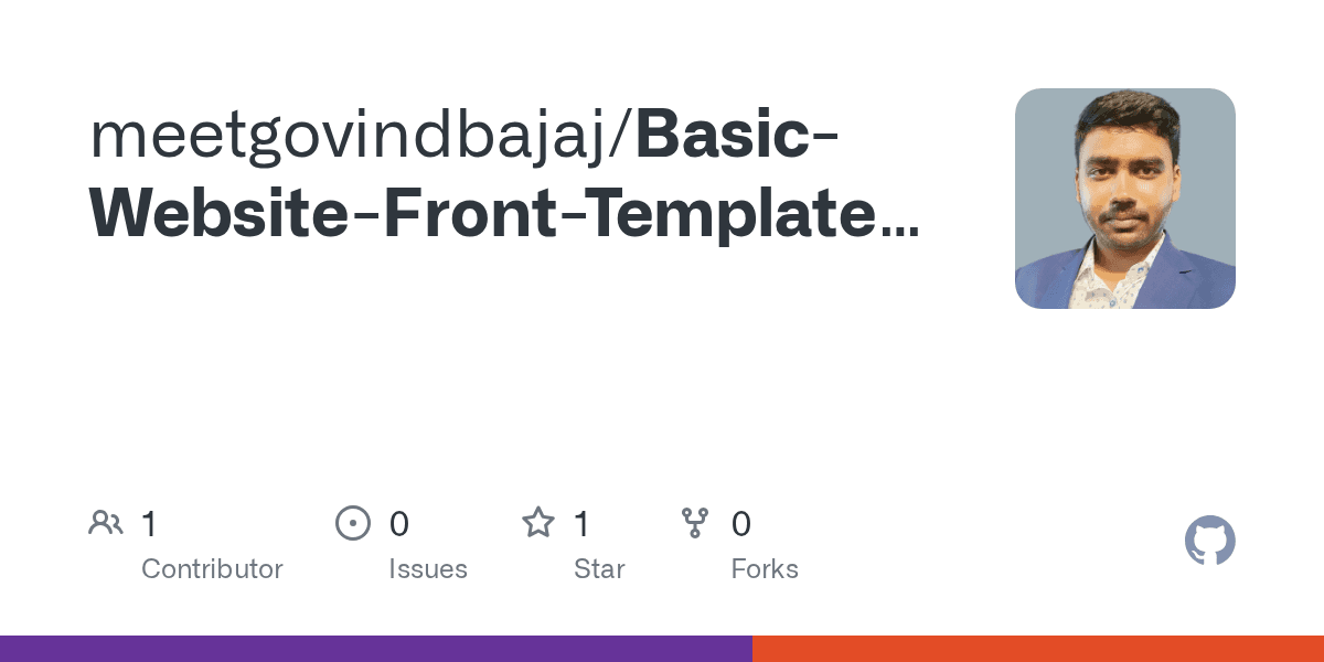Website Front Template II