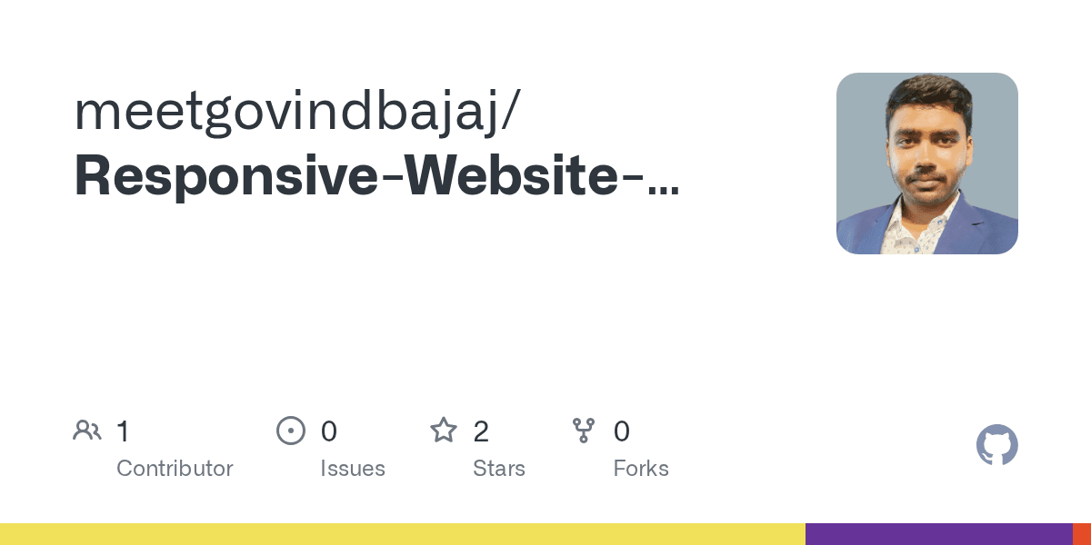 Responsive Website (MERN)