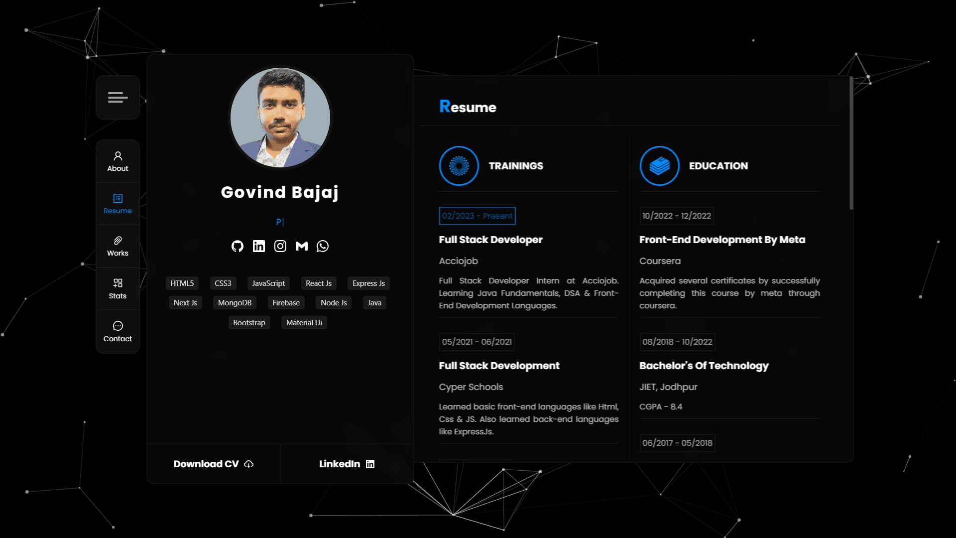 React Portfolio (v1) 3