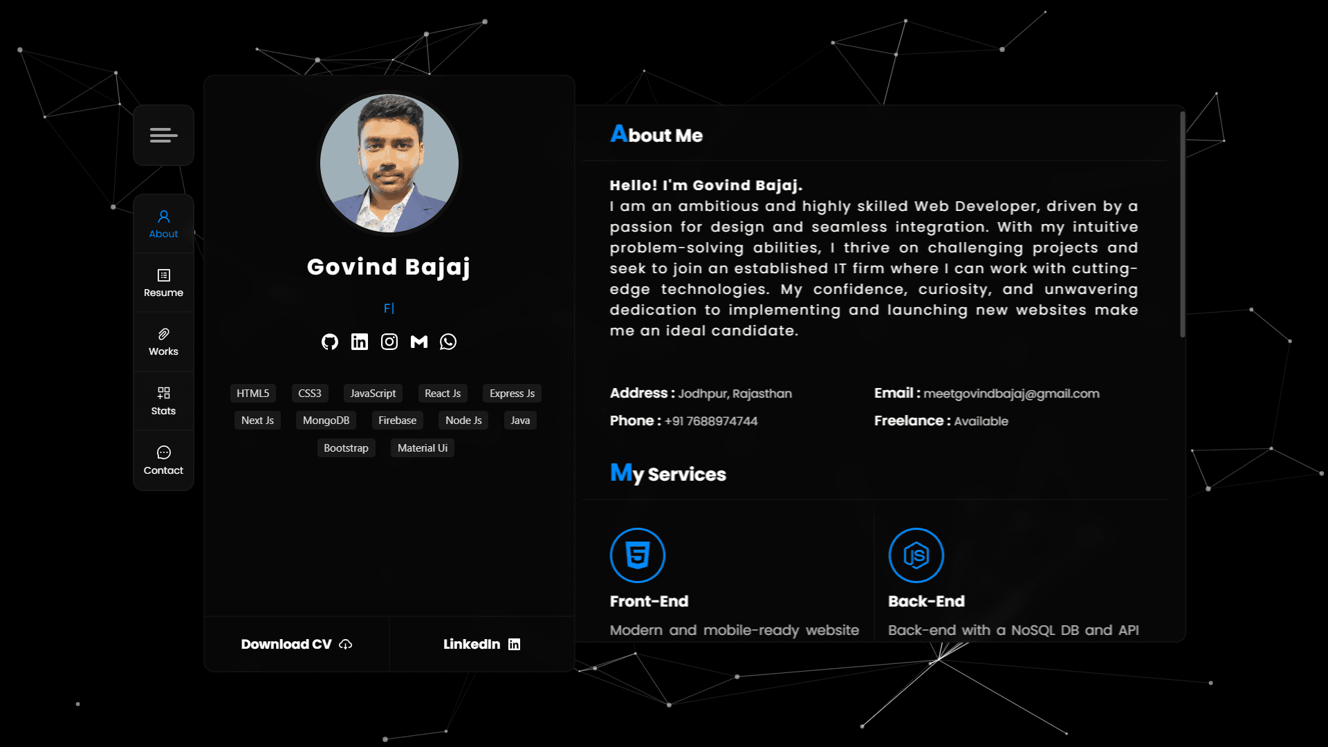 React Portfolio (v1) 2