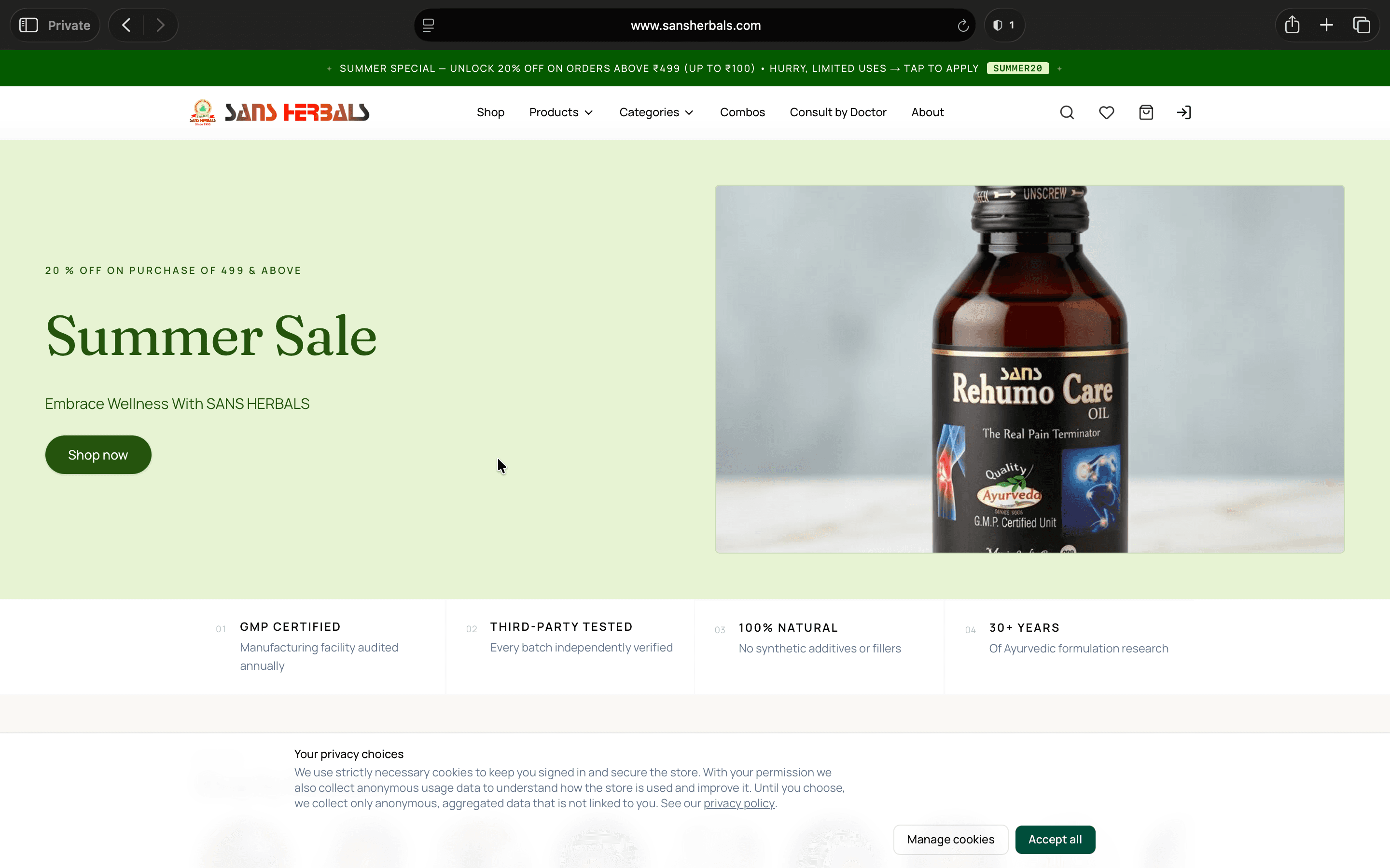 Sans Herbals